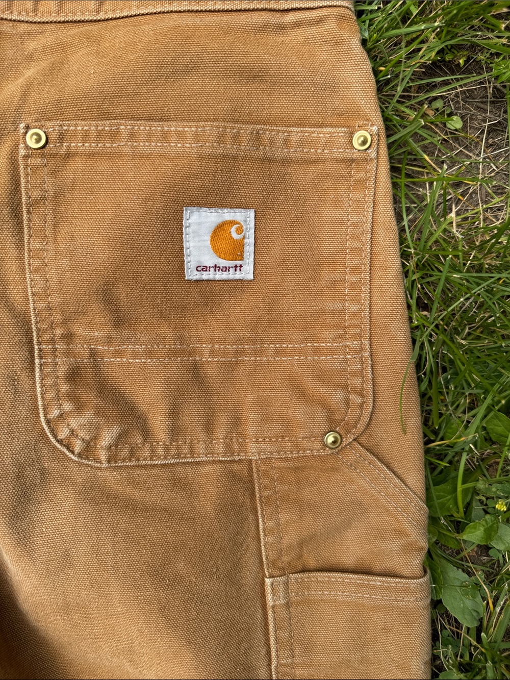 Carhartt Brown Carpenter Cargo Pants - Picture 3 of 3